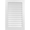 Ekena Millwork Vertical Surface Mount PVC Gable Vent: Non-Functional, w/ 3-1/2"W x 1"P Standard Frame, 26"W x 40"H GVPVE26X4001SN - alternate 1